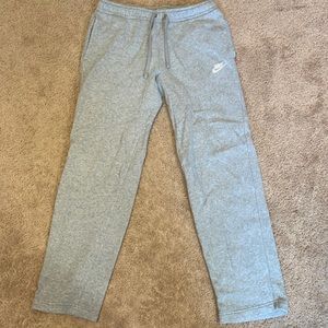 Men’s Light Gray Nike Sweatpants